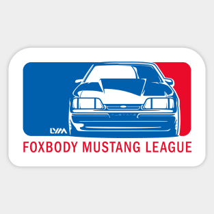 Foxbody Mustang League Sticker